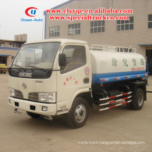 DFAC 4cbm used water sprinkler truck 4000L water tanker truck for sale